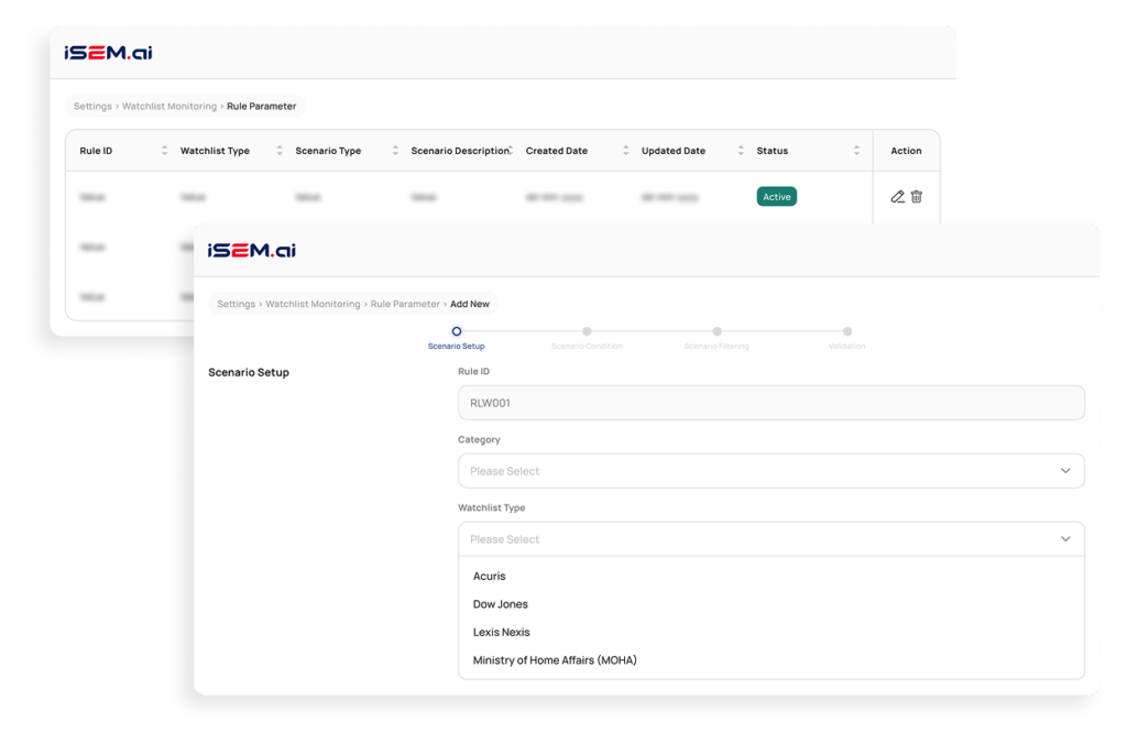 Watchlist Monitoring